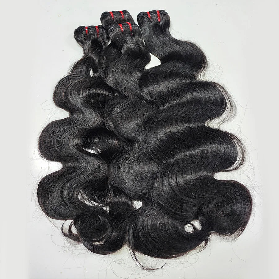 15A Super Double Drawn Virgin Body Wave Bundles Human Hair Raw Vietnamese Hair Bundles Human Hair Unprocessed Hair Extensions