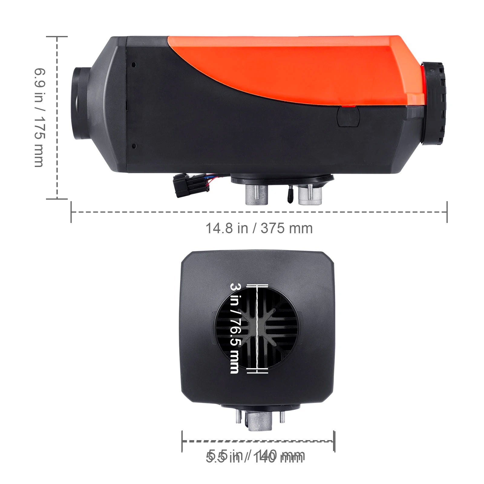 SucceBuy Bluetooth App Control Diesel Air Heater Diesel Heater LCD Diesel Parking Heater for RV Trailer Camper Boat And Indoors