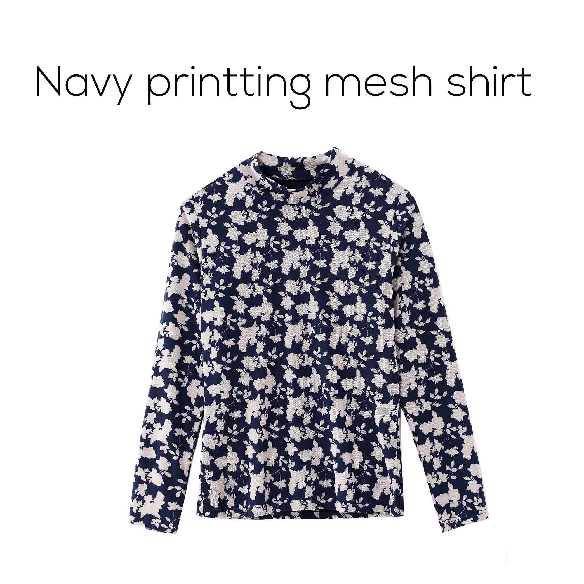 AP 2026 Autumn and Winter Women Mesh Printing Shirt Modal Lining Stretch Skirt